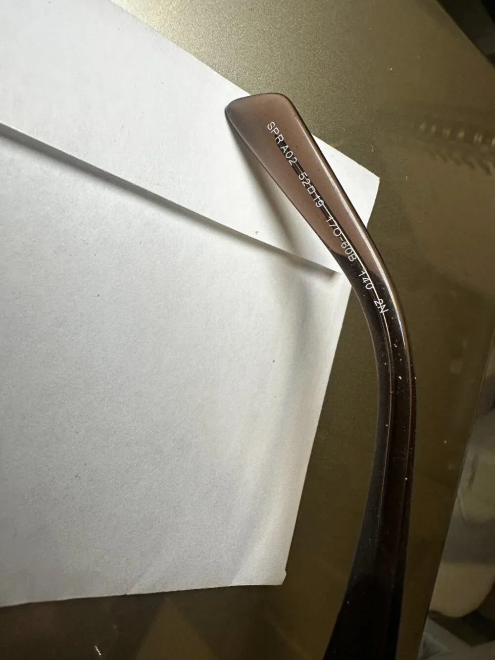 Prada PR A02S Brown Transparent/Brown (17O-60B) Sunglasses - Picture 7 of 12